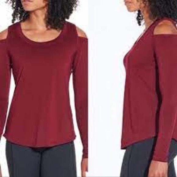 CALIA By Carrie Underwood Cold Shoulder Top Size Small - Picture 1 of 7